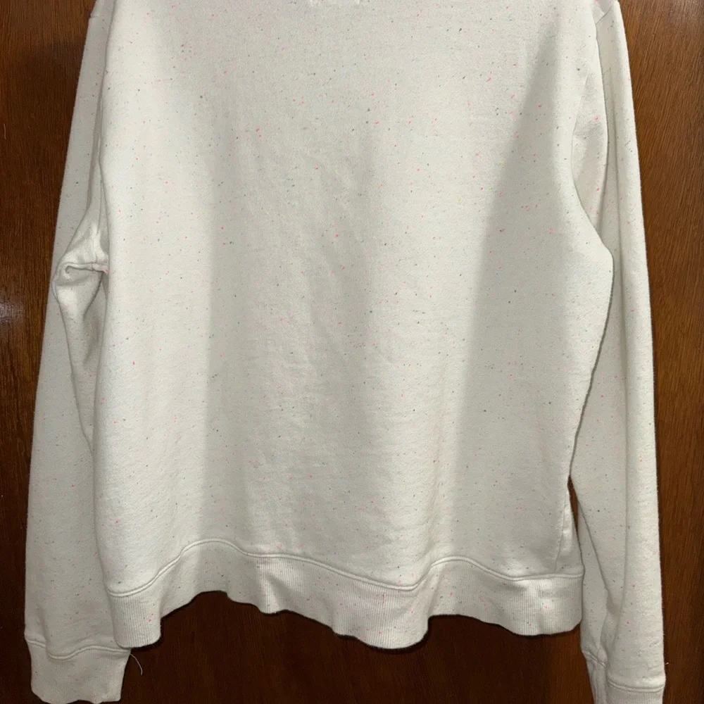 Lucky Brand Speckled Cream Sweatshirt - Picture 2 of 5